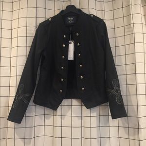 ASOS embellished military embroidered jacket